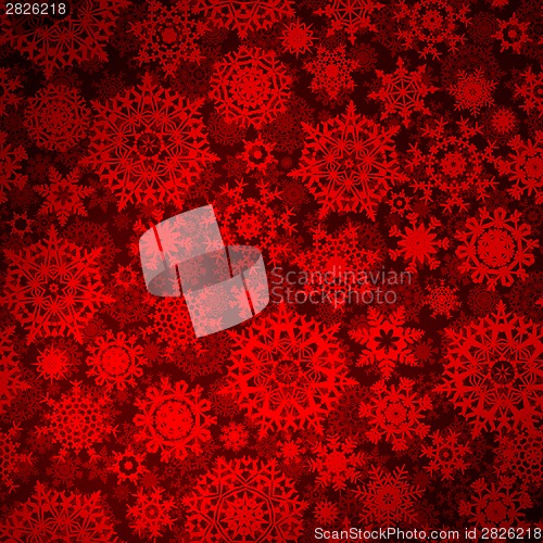 Image of Seamless deep red christmas texture pattern. EPS 8