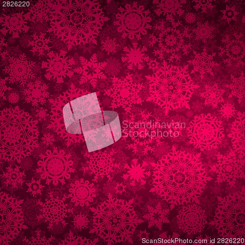Image of Seamless deep red christmas texture pattern. EPS 8