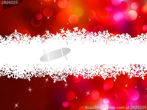 Image of Red Christmas background with copyspace. EPS 8