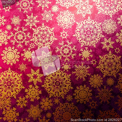 Image of Christmas pattern snowflake. EPS 10