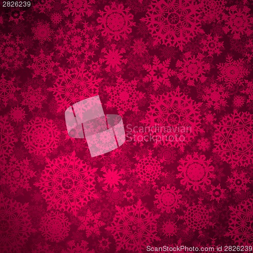 Image of Seamless deep red christmas texture pattern. EPS 8