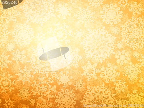 Image of Christmas background with snowflakes. EPS 8