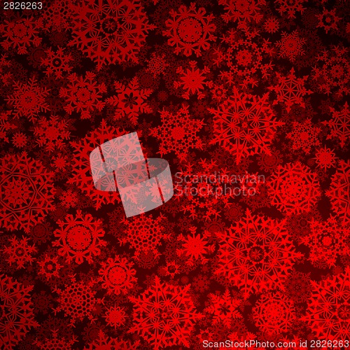 Image of Seamless deep red christmas texture pattern. EPS 8