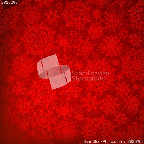 Image of Seamless deep red christmas texture pattern. EPS 8