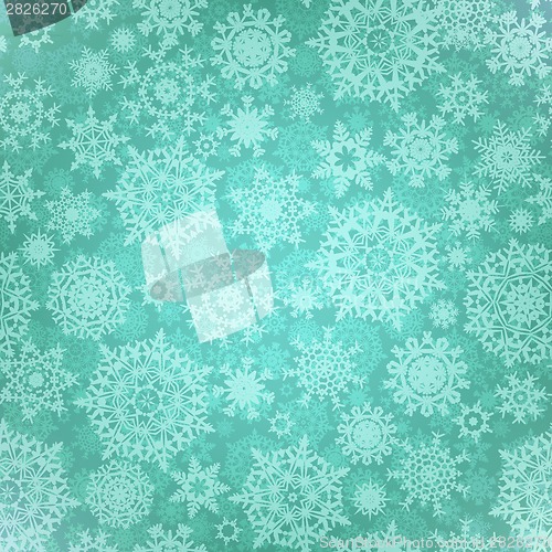 Image of Christmas seamless pattern snowflake. EPS 8