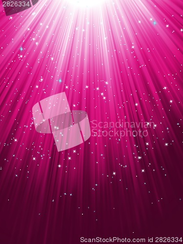 Image of Purple luminous rays. EPS 8