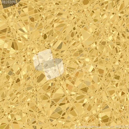 Image of Gold mosaic background. EPS 8