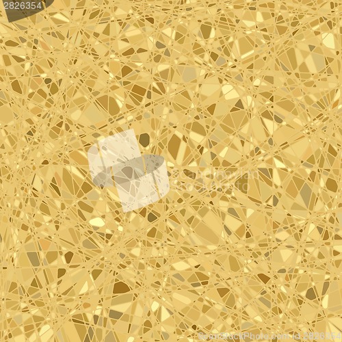 Image of Gold mosaic background. EPS 8