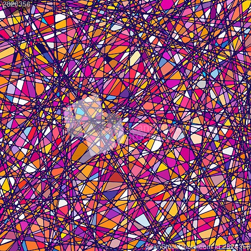 Image of Stained glass texture in a purple tone. EPS 8