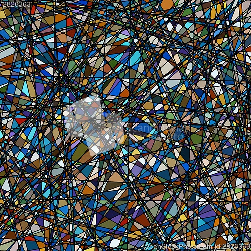 Image of Stained glass texture in a purple tone. EPS 8