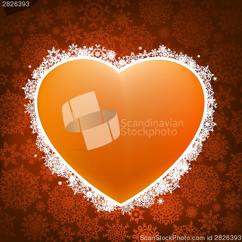 Image of Heart applique background. EPS 8