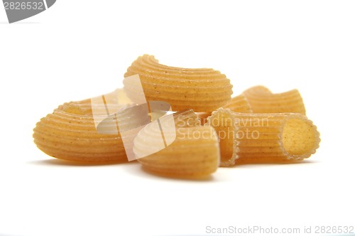 Image of Wholemeal noodles on white