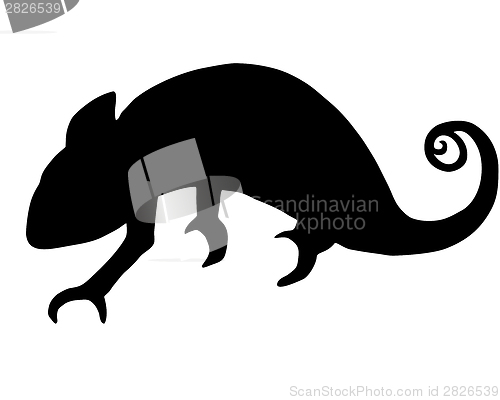 Image of Chameleon silhouette