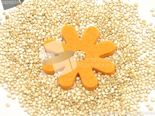 Image of Quinoa and felt decoration