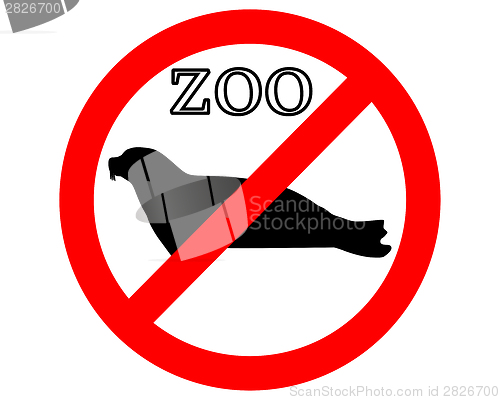 Image of Seal in zoo prohibited