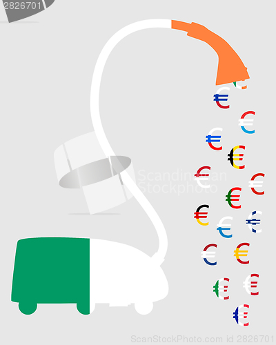 Image of Irish Euro vacuum cleaner