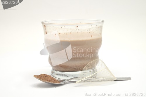 Image of Hot chocolate on white