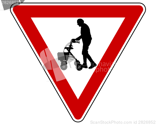 Image of Give way to elderly people