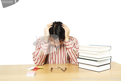 Image of Playing poker or studying?