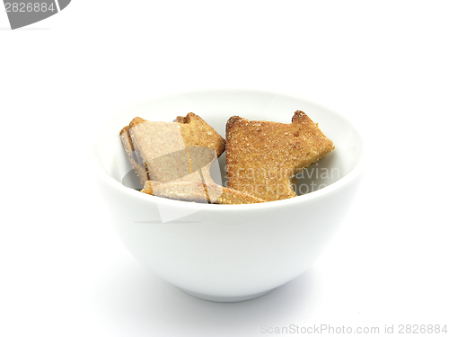 Image of Brotkorb mit selbstgemachten Vollkornbr?tchen