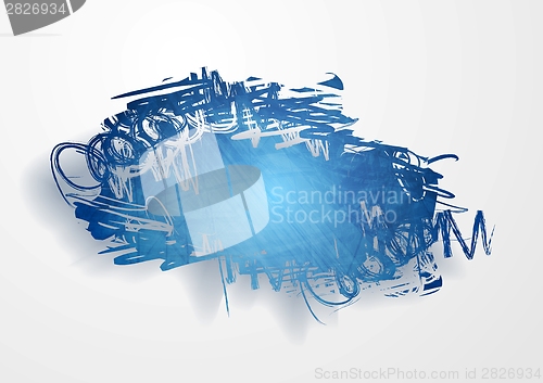 Image of Vector grunge cloud background