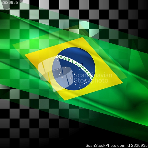 Image of Vector design of Brazilian flag