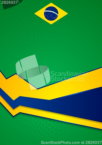 Image of Vector background in Brazilian colors