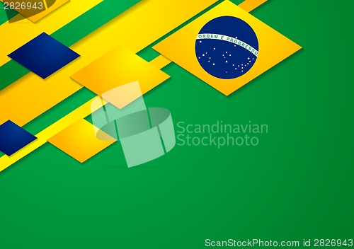 Image of Vector background in Brazilian colors