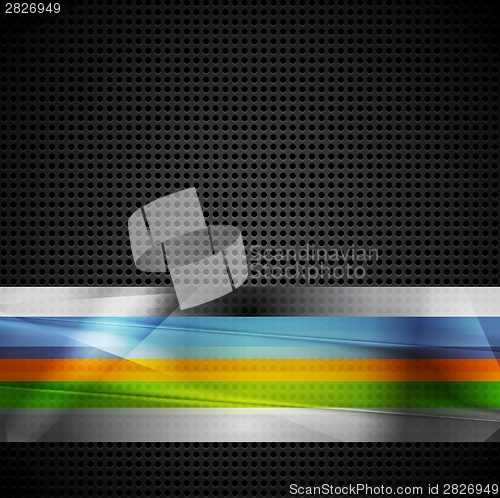 Image of Abstract stripes vector design