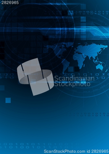 Image of Vector technical background