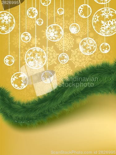 Image of Merry Christmas Elegant Background. EPS 8