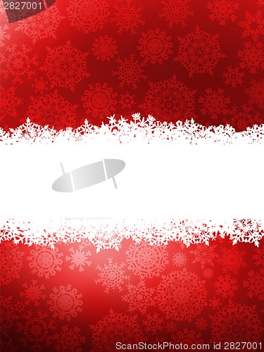 Image of Elegant red christmas background. EPS 8