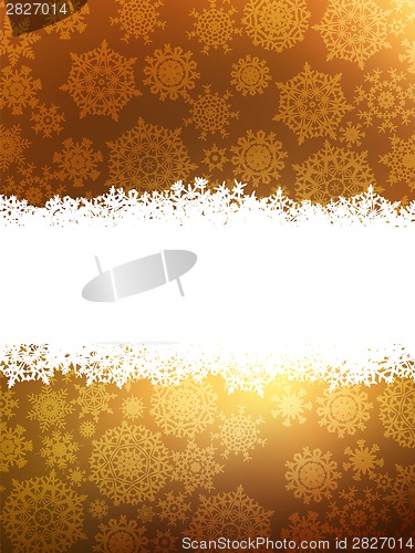 Image of Elegant gold christmas background. EPS 8