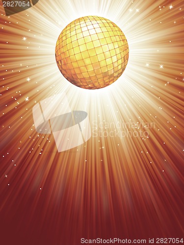 Image of Beidge disco rays with stars. EPS 8