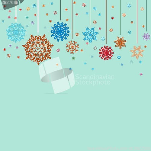 Image of Design for xmas card background. EPS 8