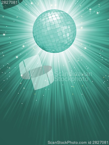 Image of Beidge disco rays with stars. EPS 8