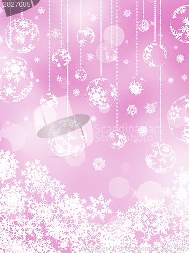 Image of Merry Christmas greeting card. EPS 8