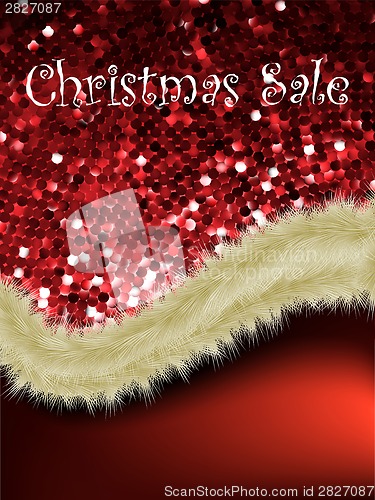 Image of Christmas sale card templates. EPS 8