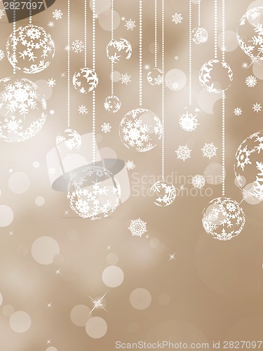 Image of Merry Christmas greeting card. EPS 8