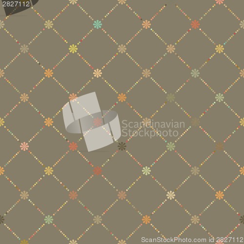 Image of Retro dot pattern background. EPS 8