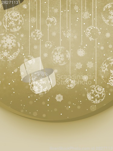 Image of Christmas elegant beige background. EPS 8
