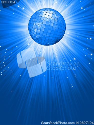 Image of Party Banner with Disco Ball. EPS 8