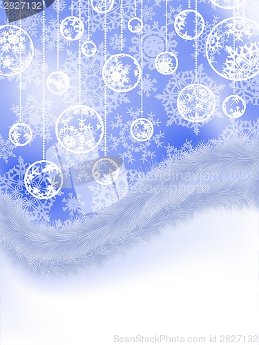 Image of Elegant new year and cristmas card template. EPS 8