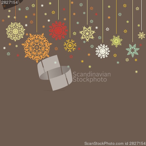 Image of Design for xmas card background. EPS 8