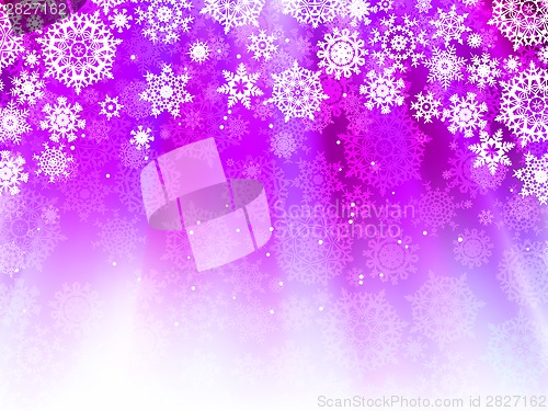 Image of Christmas light purple background. EPS 8