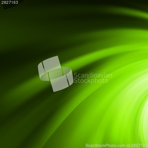 Image of Abstract green swirl. EPS 8