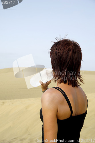 Image of Woman drinking water