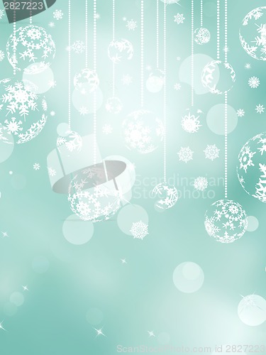 Image of Merry Christmas greeting card. EPS 8
