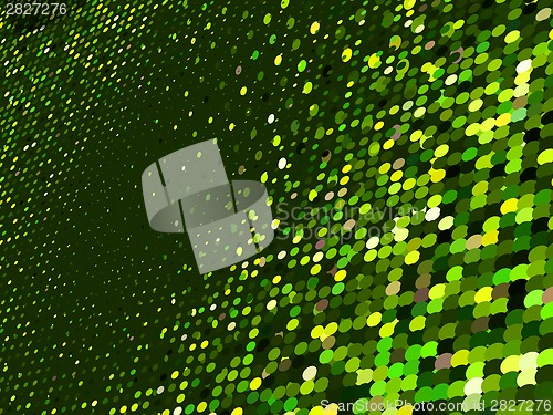 Image of Abstract dot green mosaic background. EPS 8