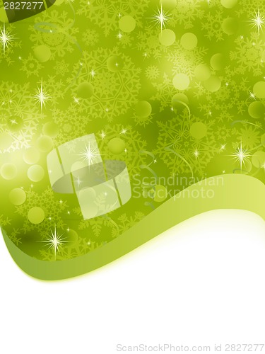 Image of Green Christmas Background. EPS 8